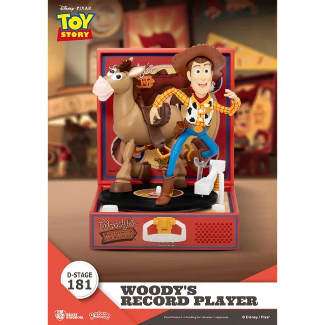 Beast Kingdom Toy Story Record Player Series PVC figure Woody's Record Player 13 cm