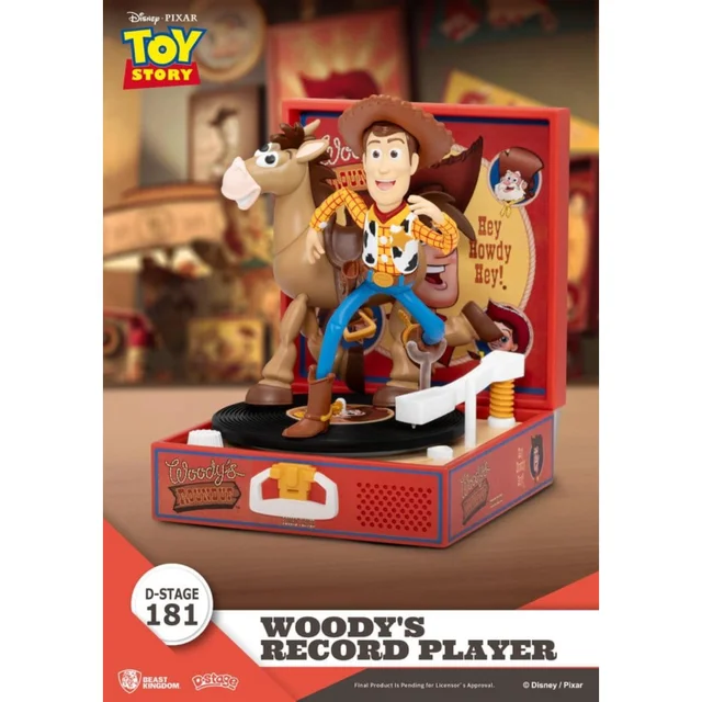 Beast Kingdom Toy Story Record Player Series PVC figure Woody's Record Player 13 cm