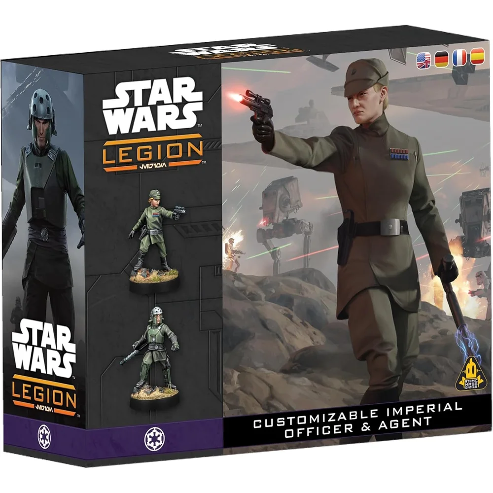 Star Wars: Legion Customisable Imperial Officer & Agent Miniatures Expansion Afbeelding 1
