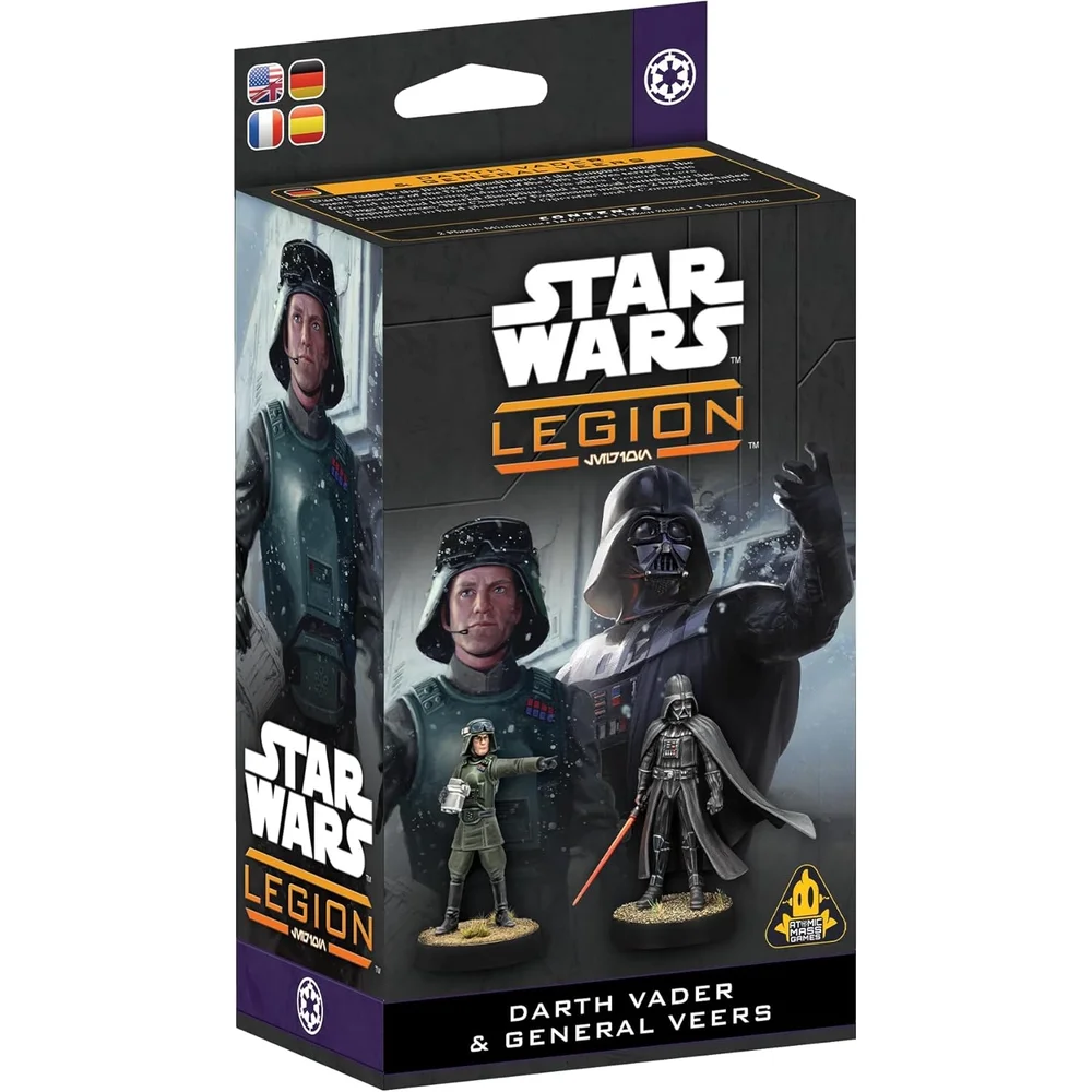 Star Wars: Legion Darth Vader & General Veers Character Miniatures Expansion Afbeelding 1