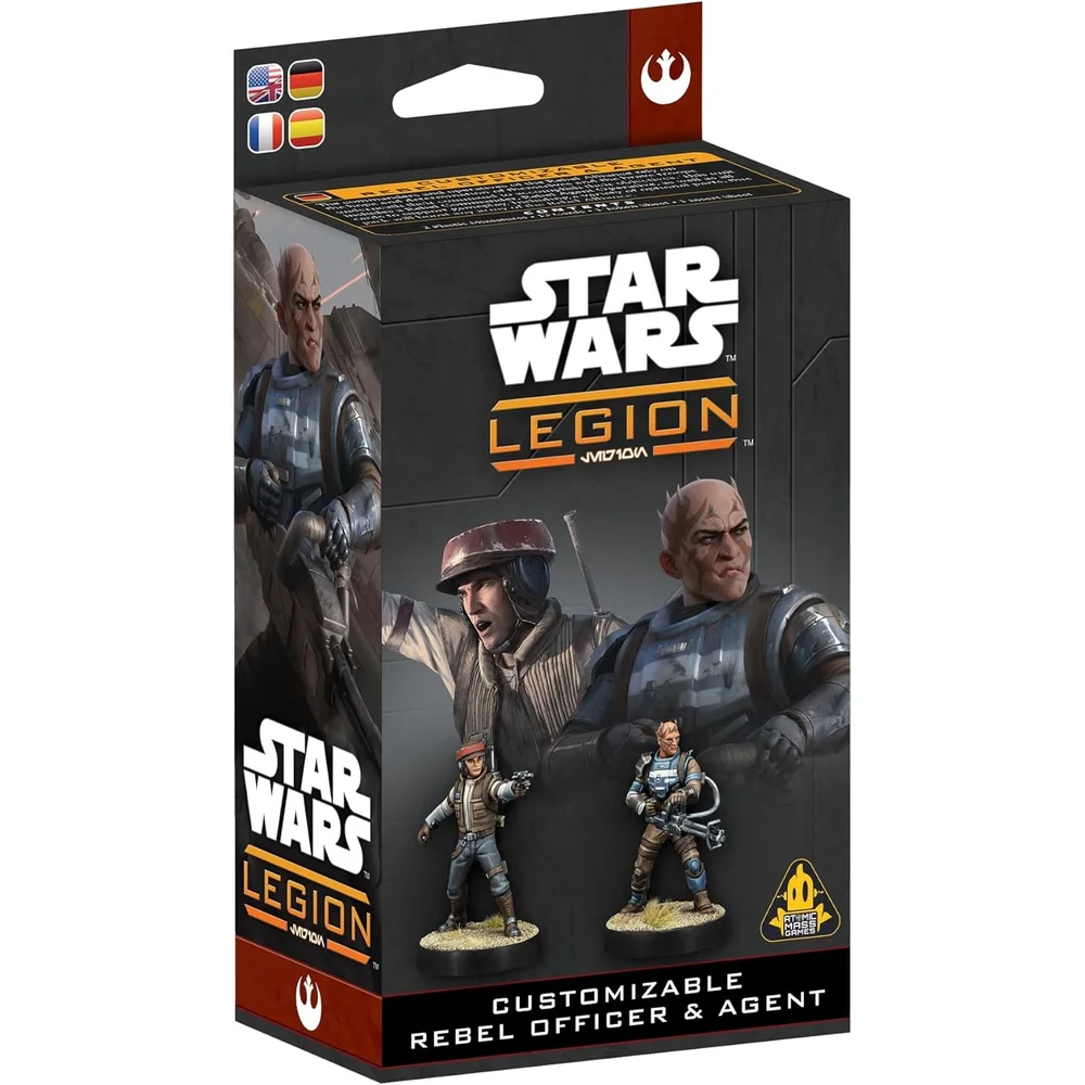 Star Wars: Legion Customisable Rebel Officer & Agent Miniatures Expansion Afbeelding 1