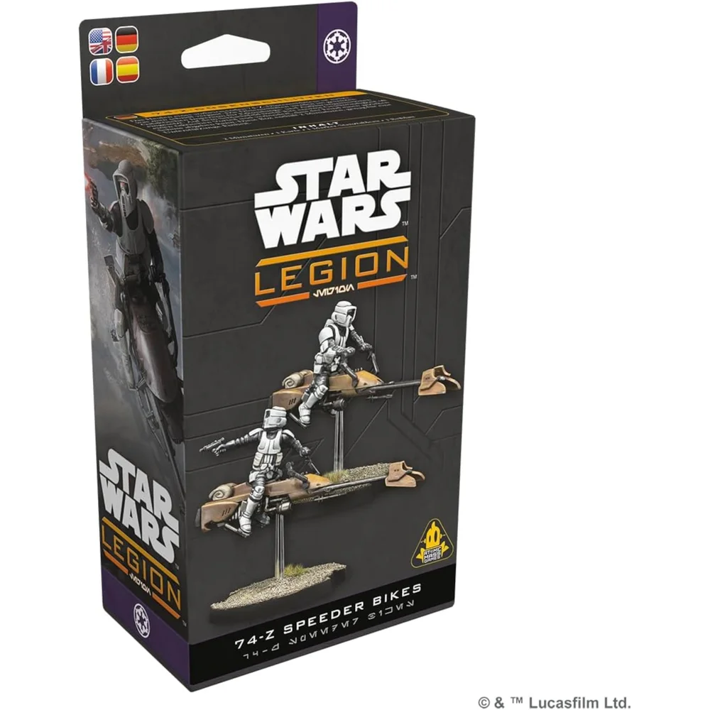 Star Wars: Legion 74 Z Speeder Bike Unit Expansion Miniatures Expansion Afbeelding 1