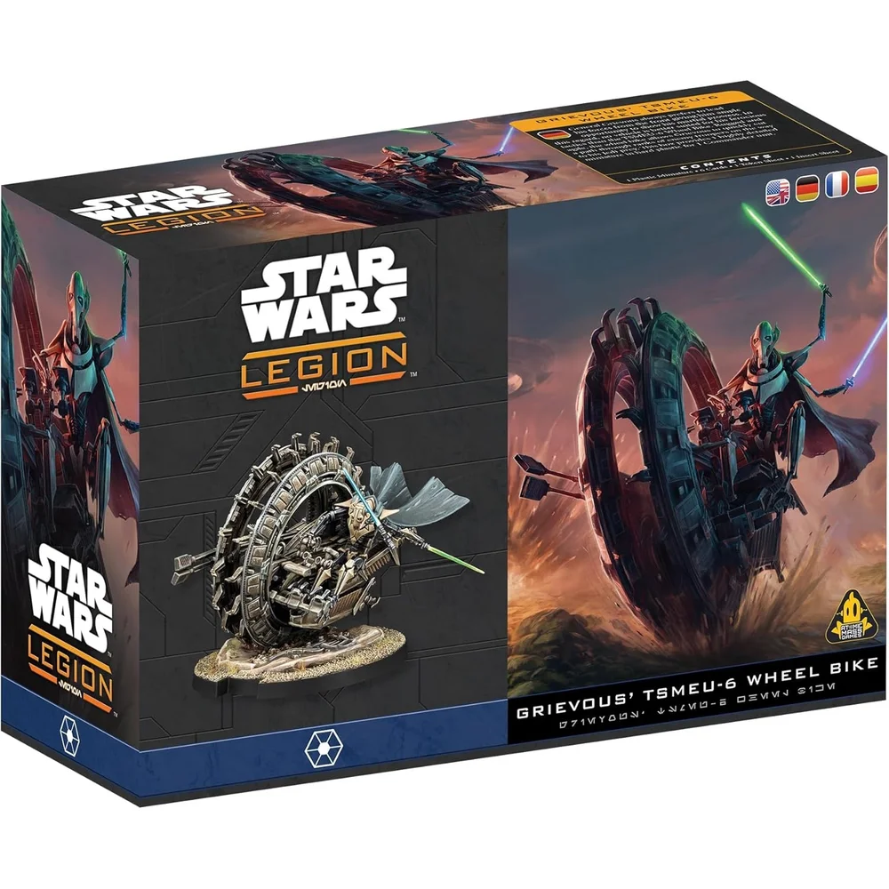 Star Wars: Legion General Grievous' TSMEU 6 Wheel Bike Miniatures Expansion Afbeelding 1
