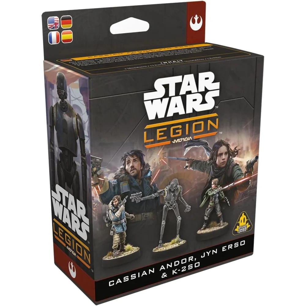 Star Wars: Legion Cassian Andor & Jyn Erso & K2SO Miniatures Expansion Afbeelding 1