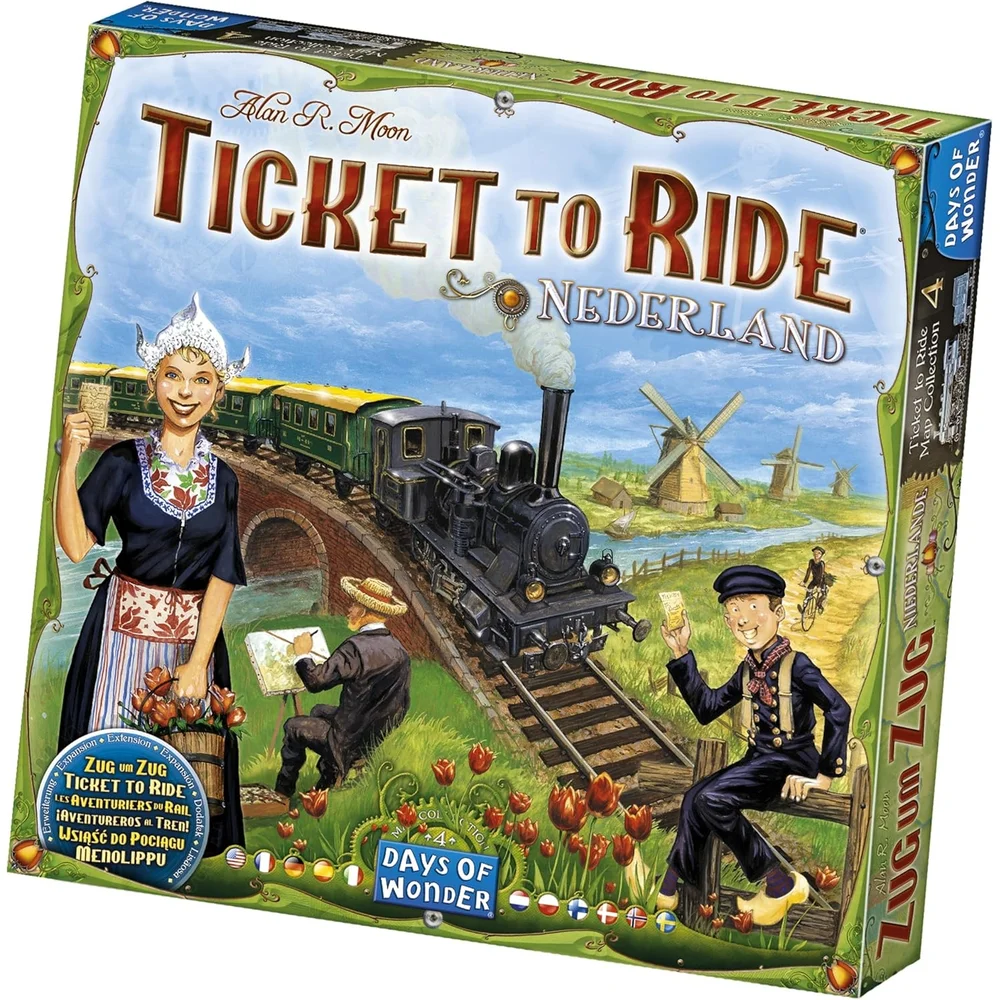 Ticket To Ride Family Board Game Nederlands Map Collection Expansion Afbeelding 1