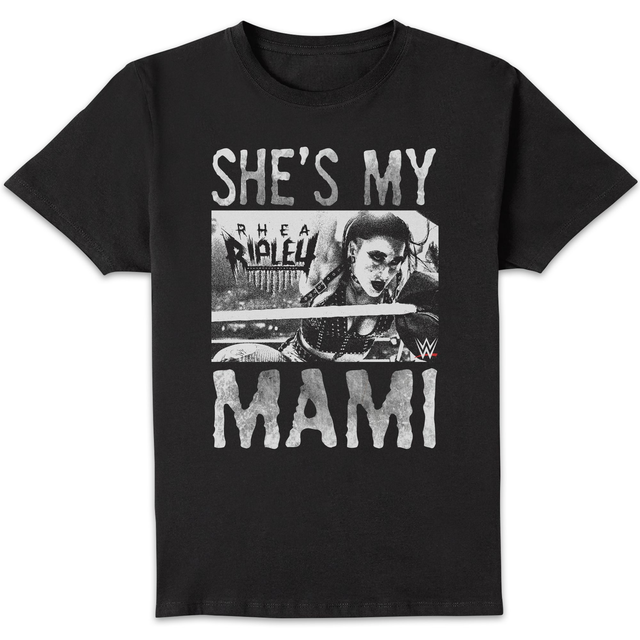 WWE - Rhea Ripley - She's My Mami T-Shirt Black