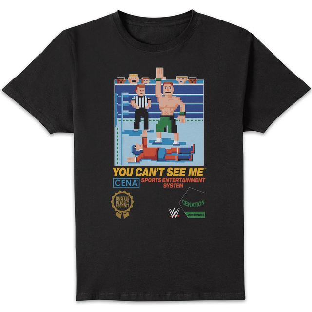 WWE - Cena - Can't See Me T-Shirt Black
