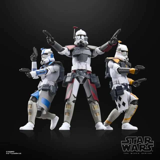 Star Wars The Black Series ARC Trooper Battle Pack | Havoc, Colt, Blitz | Star Wars: The Clone Wars 6 Inch Action Figures