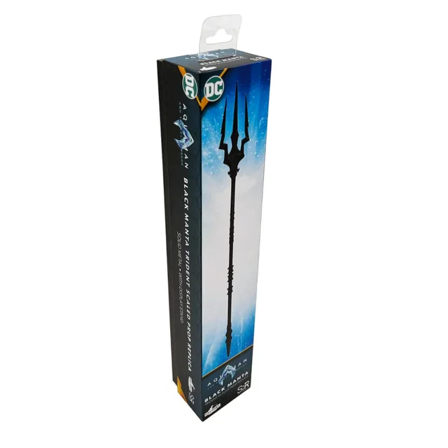 Aquaman and the Lost Kingdom Scaled Prop Replica Black Manta Trident - Factory Entertainment