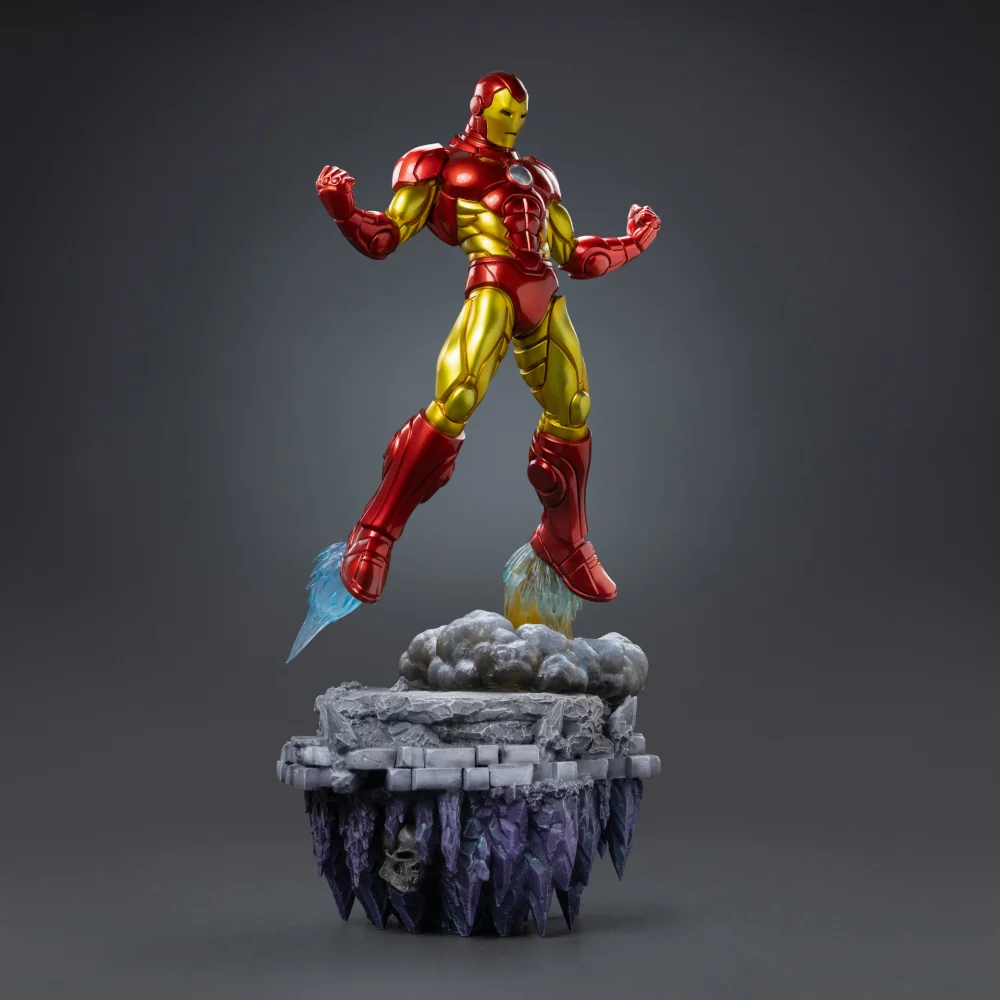 Iron Studios Marvel Infinity Gauntlet Diorama Iron Man BDS Art Scale 1/10 Statue Afbeelding 1