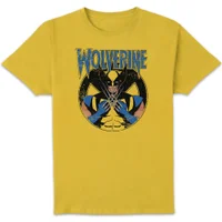 X-Men Wolverine Snikt T-Shirt Yellow - undefined undefined