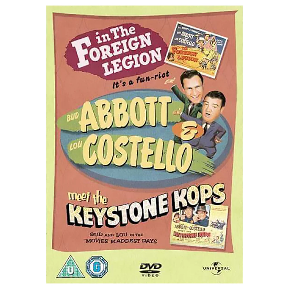 Abbott and Costello: In The Foreign Legion / Meet The Keystone Cops Afbeelding 1