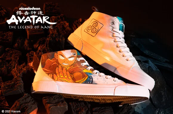 Akedo x AVATAR <BR> Adult Signature High Top - Wit