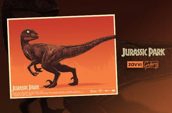 NIEUW JURASSIC PARK LIMITED EDITIE PRINT