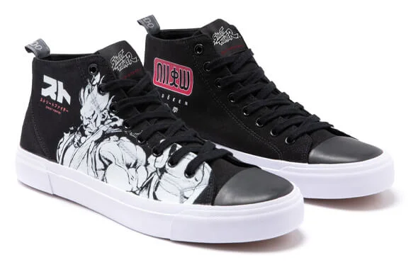 Akedo x Street Fighter Black Adult Signature High Top