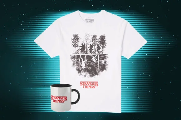 STRANGER THINGS T-SHIRTS EN MOKKEN BUNDEL