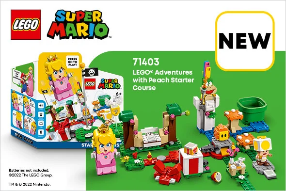 NEW IN LEGO® PRINCESS PEACH STARTER COURSE