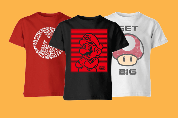Kinder Super Mario T-shirts
