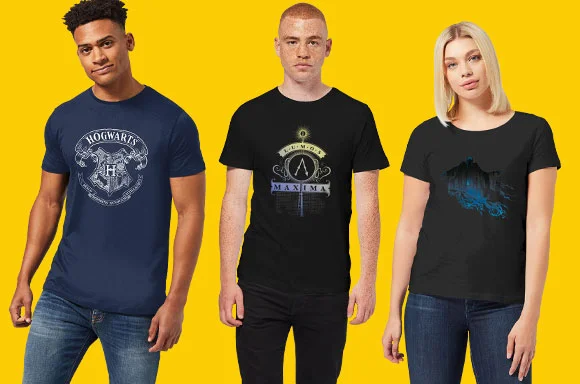2 VOOR €20<BR>HARRY POTTER T-SHIRTS