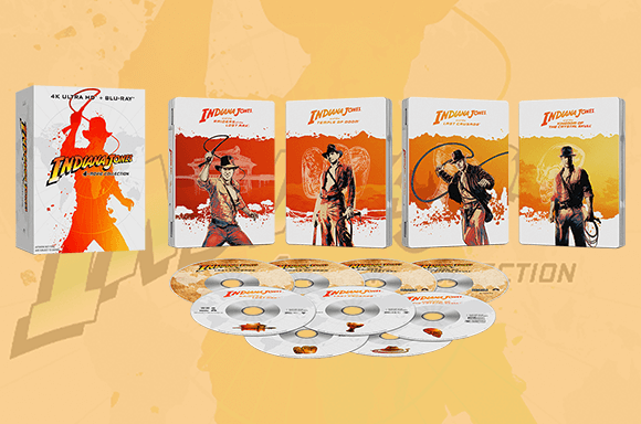 25% Off The Indiana Jones 4K Steelbook Collection
