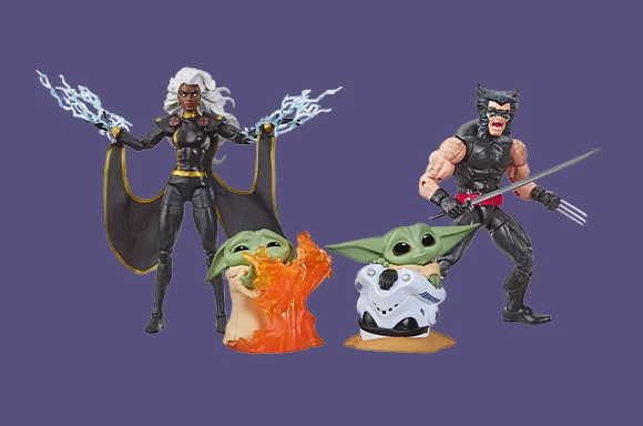 Actiefiguren 3 voor €28