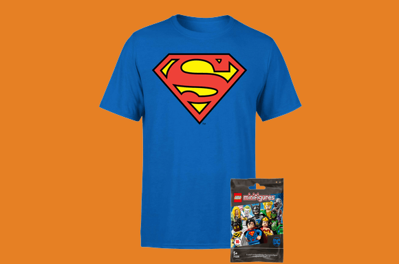 DC T-shirt & LEGO Minifiguur