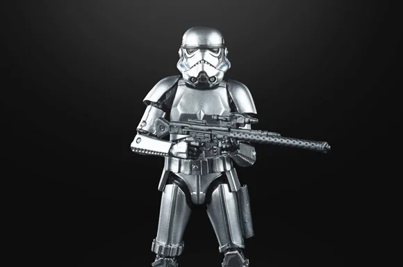 Hasbro Star Wars The Black Series Carbonized Metallic Stormtrooper Actiefiguur