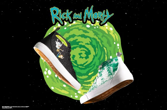 Akedo x Rick & Morty Adult Signature High Tops