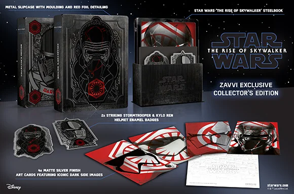 STAR WARS: THE RISE OF SKYWALKER<br>COLLECTOR'S EDITION STEELBOOKS