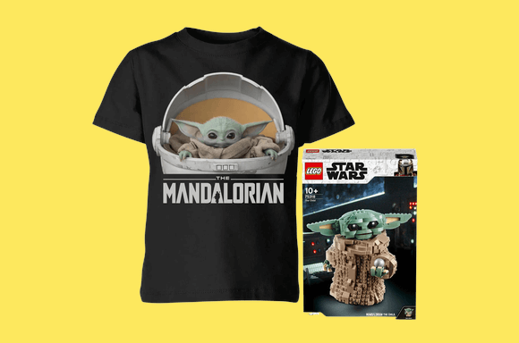 Baby Yoda LEGO & T-shirt Bundel