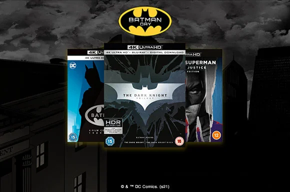 20% dto en Batman 4K UHD, BLU-RAY & DVD