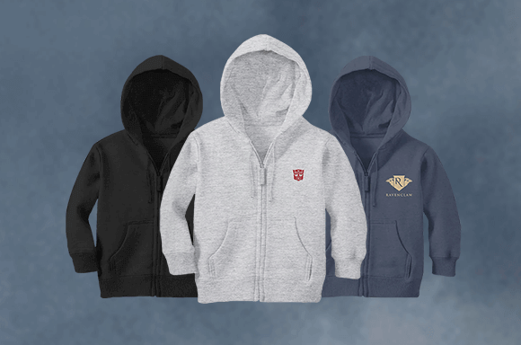 2 Kids Zipped Hoodies For £15