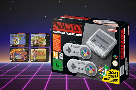 Mini SNES console