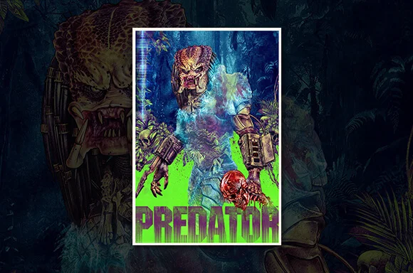 ZAVVI EXCLUSIVE PREDATOR FINE ART GICLEE PRINT