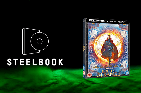 DOCTOR STRANGE 4K ULTRA HD<br>ZAVVI EXCLUSIVE STEELBOOK