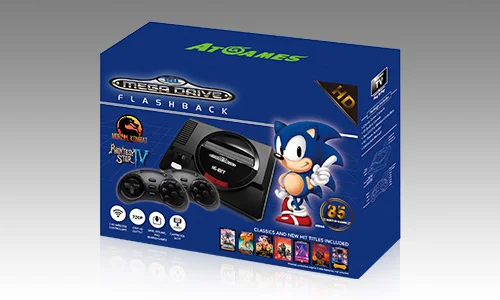 SEGA MEGA DRIVE MINI HD MET DRAADLOZE CONTROLLERS