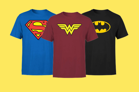 FREE LEGO DC Mini Figure With Selected DE Tees.